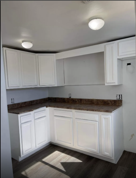 Kitchen after repair and paint