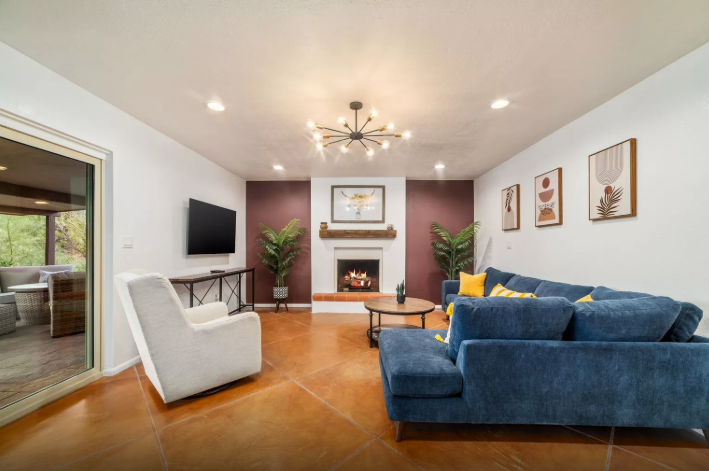 Freshly painted living room by C&Z